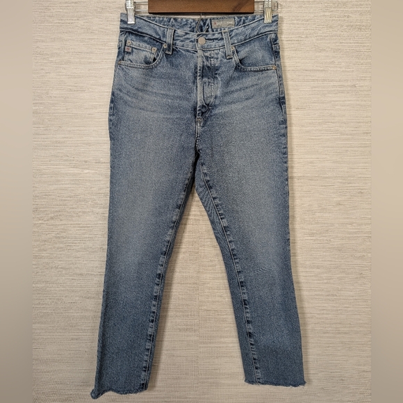 Ag Adriano Goldschmied Denim - AG Adriano Goldschmied Alexxis Slim Contour 360 Ankle Jeans Raw Edge